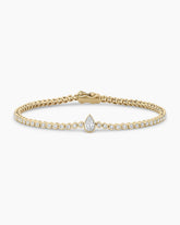Lab Grown Diamond Pear Tennis Bracelet