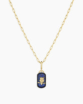 Power Gemstone Parker Charm Necklace Wisdom