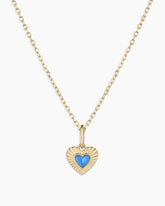 14k Gold It's a Boy Charm Necklace