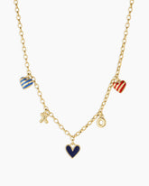 Campbell Heart Charm Necklace
