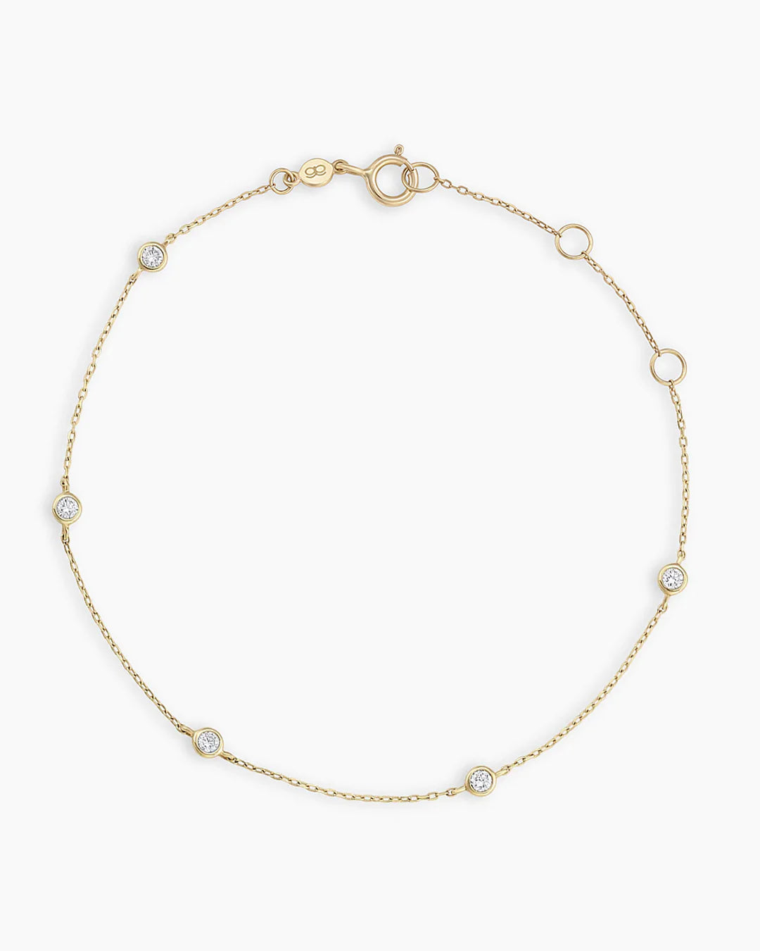 Classic Five Diamond Bracelet