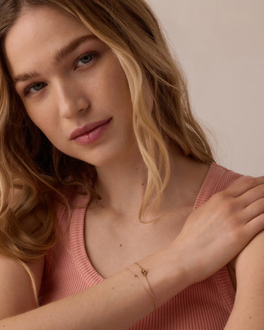 14k Gold Parker Heart Bracelet