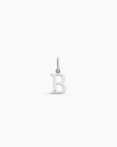 Diamond Vintage Alphabet Charm