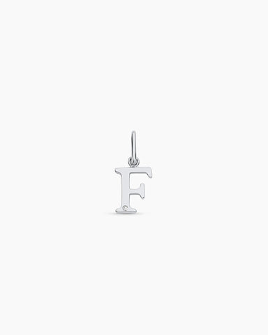 Diamond Vintage Alphabet Charm