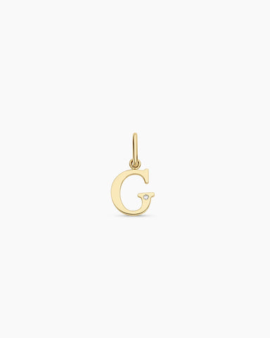 Diamond Vintage Alphabet Charm