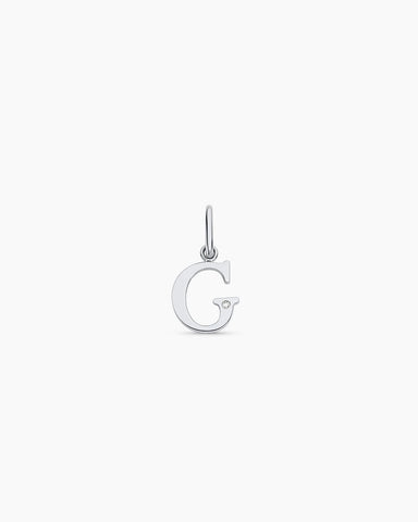 Diamond Vintage Alphabet Charm