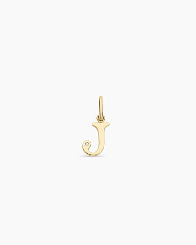 Diamond Vintage Alphabet Charm