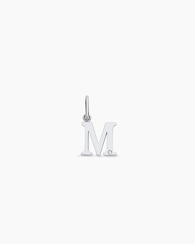 Diamond Vintage Alphabet Charm
