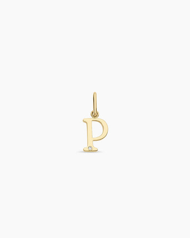 Diamond Vintage Alphabet Charm