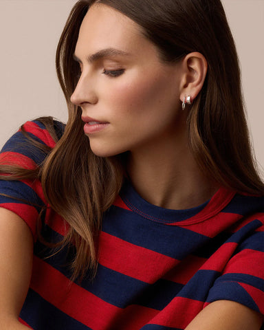 Heart Padlock Huggies