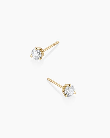 Lab Grown Diamond Solitaire Studs