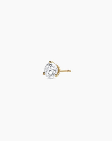 Lab Grown Diamond Solitaire Single Stud