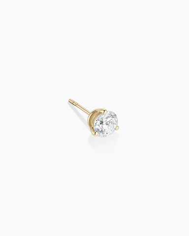 Lab Grown Diamond Solitaire Single Stud