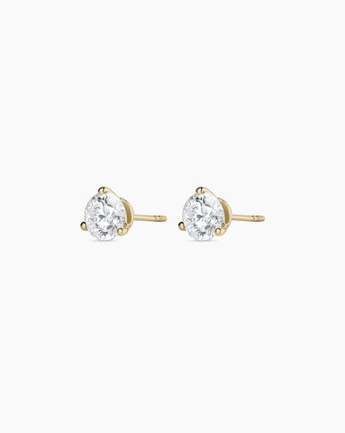 Lab Grown Diamond Solitaire Studs