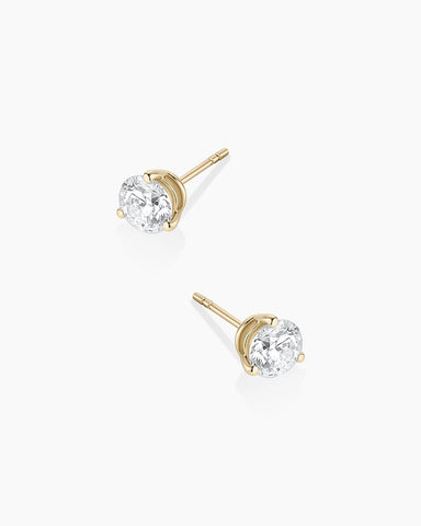 Lab Grown Diamond Solitaire Studs