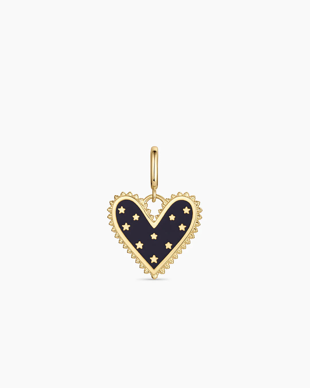 Vintage Heart Star Parker Charm