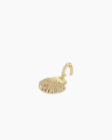Shimmer Scallop Shell Parker Charm