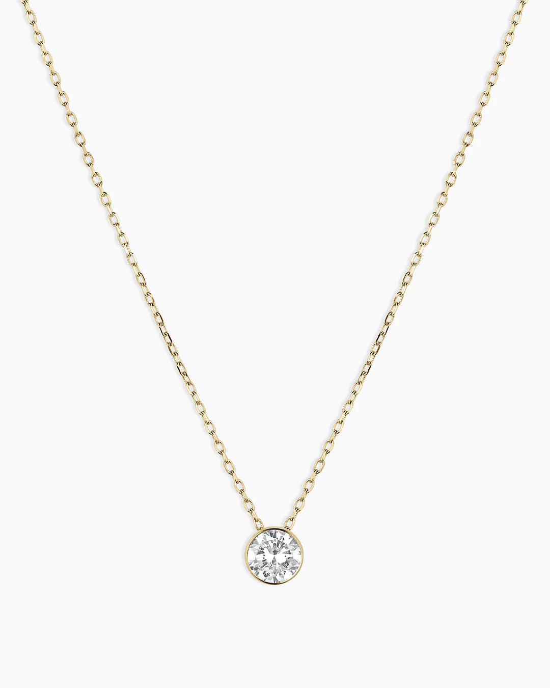 Lab Grown Diamond Halo Necklace