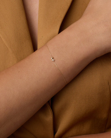 Diamond Bond Butterfly Bracelet