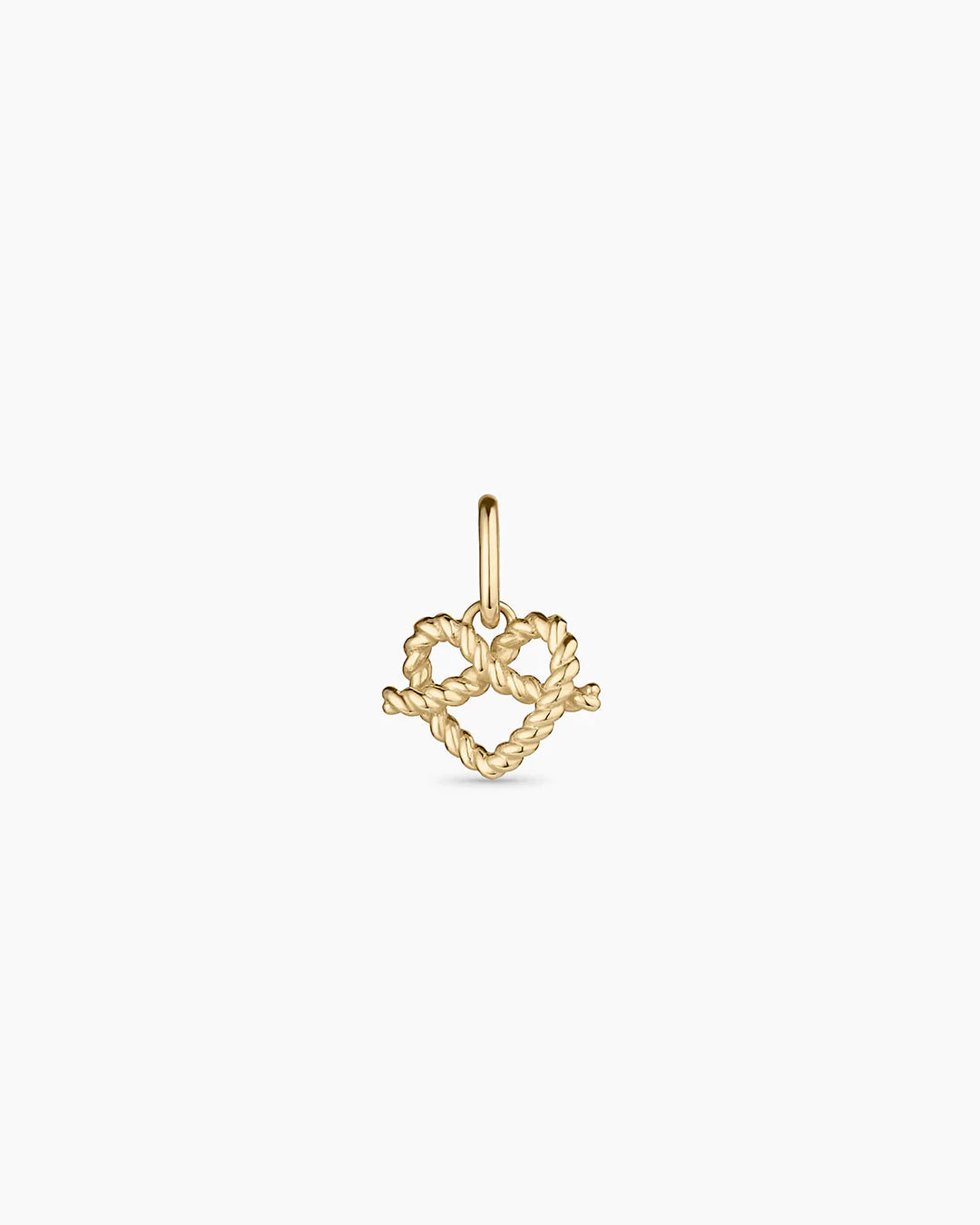 14k Gold Love Knot Charm