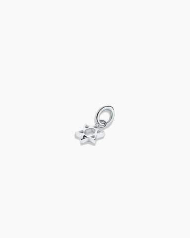 14k Gold Star of David Charm