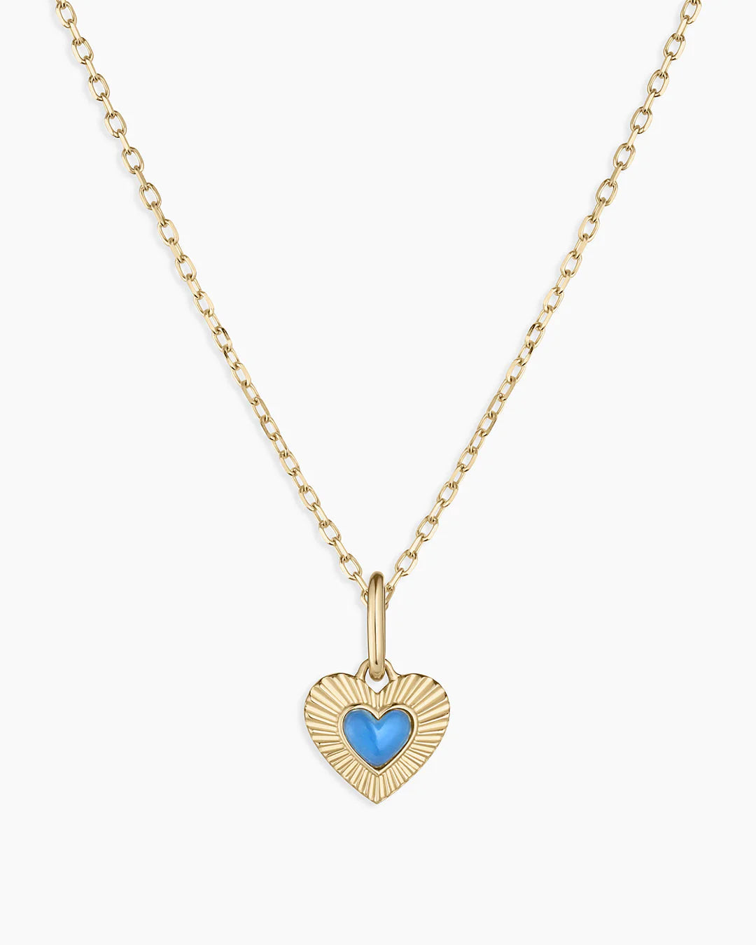 14k Gold It's a Boy Charm Necklace