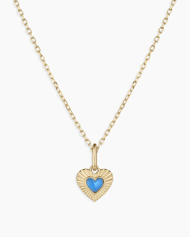 14k Gold It's a Boy Charm Necklace