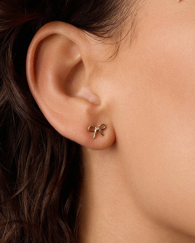 Diamond Put a Bow on it Studs