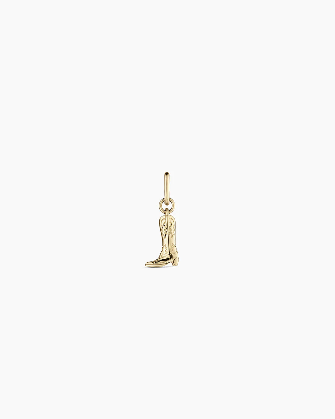 14k Gold Cowboy Boot Charm