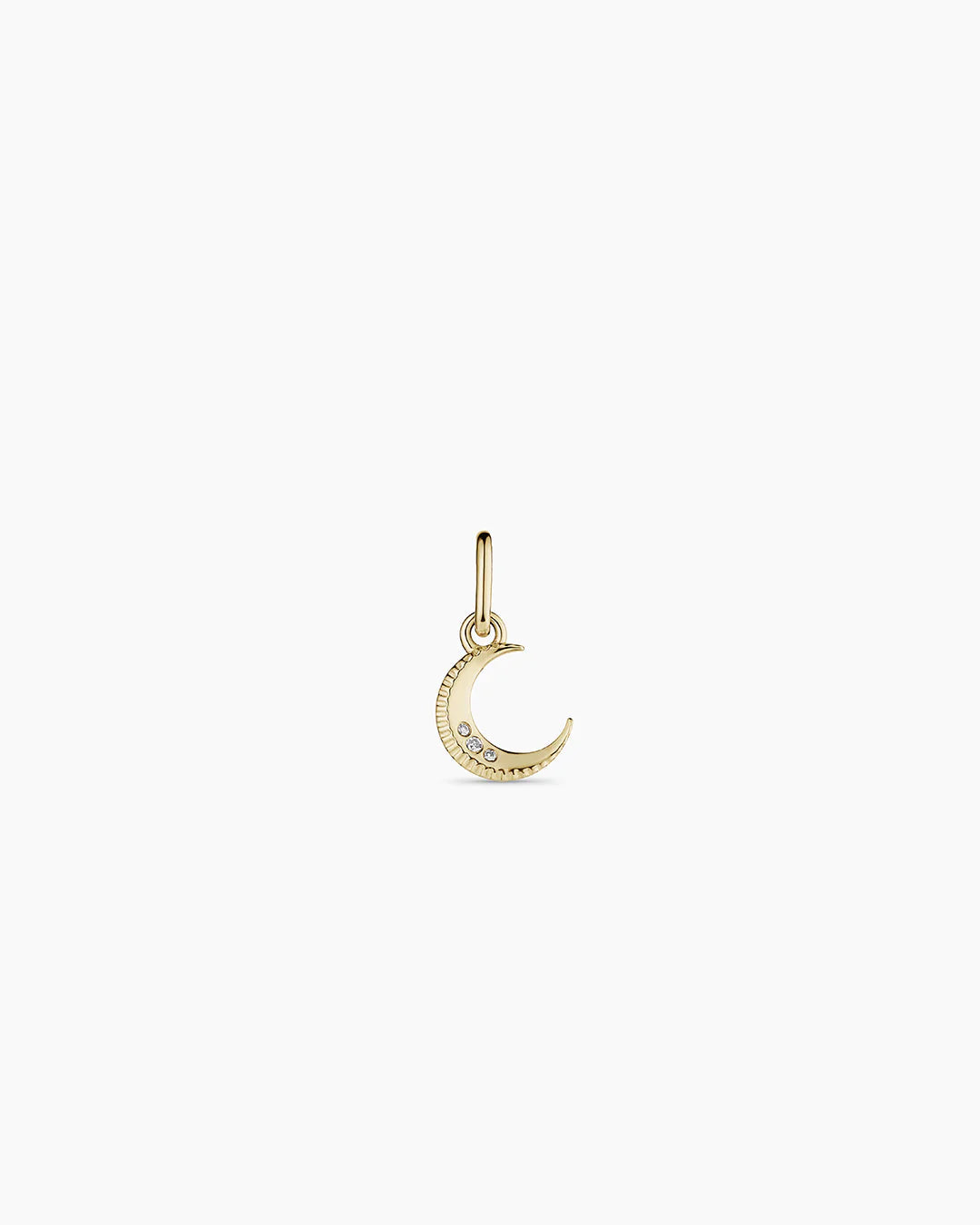 Diamond Crescent Charm