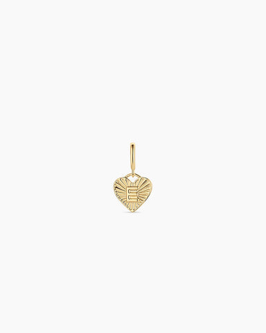 Vintage Heart Alphabet Parker Charm