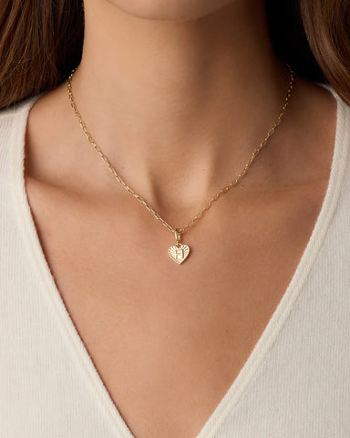 Vintage Heart Alphabet Parker Charm