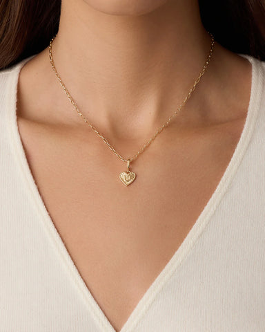 Vintage Heart Alphabet Parker Charm