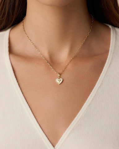 Vintage Heart Alphabet Parker Charm