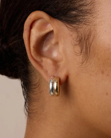 Lou Mixed Stacked Huggies