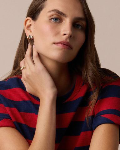 Campbell Enamel Heart Studs