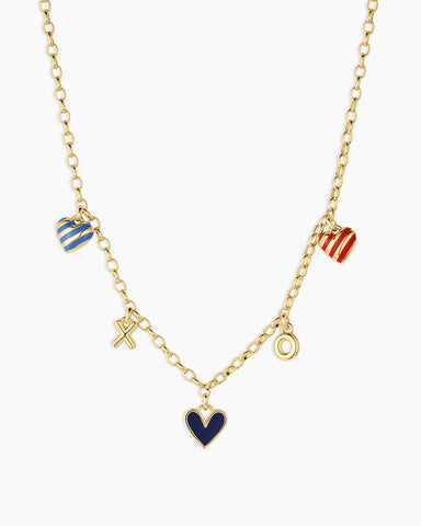 Campbell Heart Charm Necklace