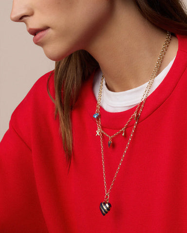 Campbell Heart Charm Necklace