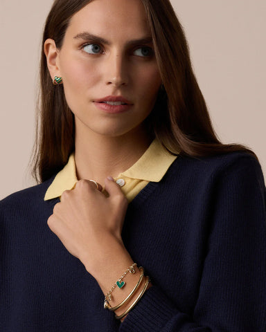 Campbell Heart Charm Bracelet