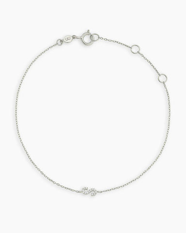 Diamond Pavé Alphabet Bracelet