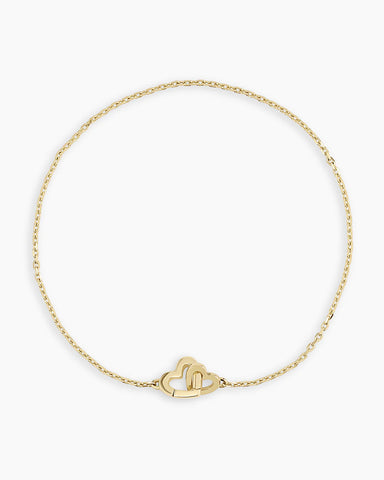 14k Gold Parker Heart Bracelet