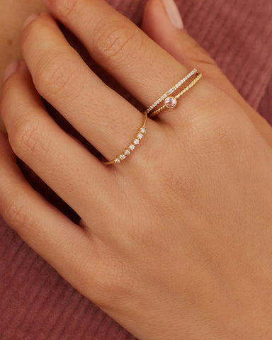 Diamond Row Ring