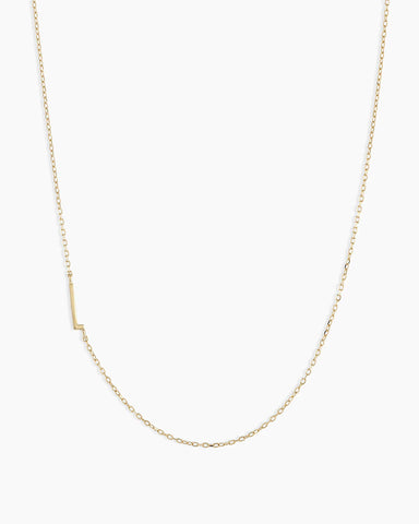 14k Gold Alphabet Necklace